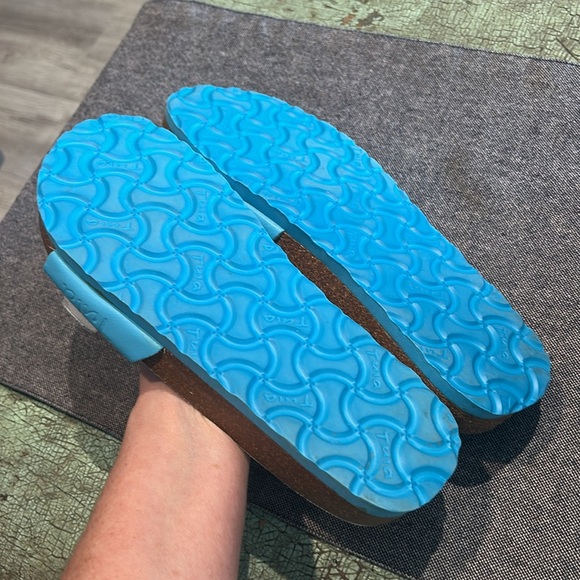 Birkenstock Tula Madrid Baby Blue One Strap Sandal Size 39 - Picture 4 of 5